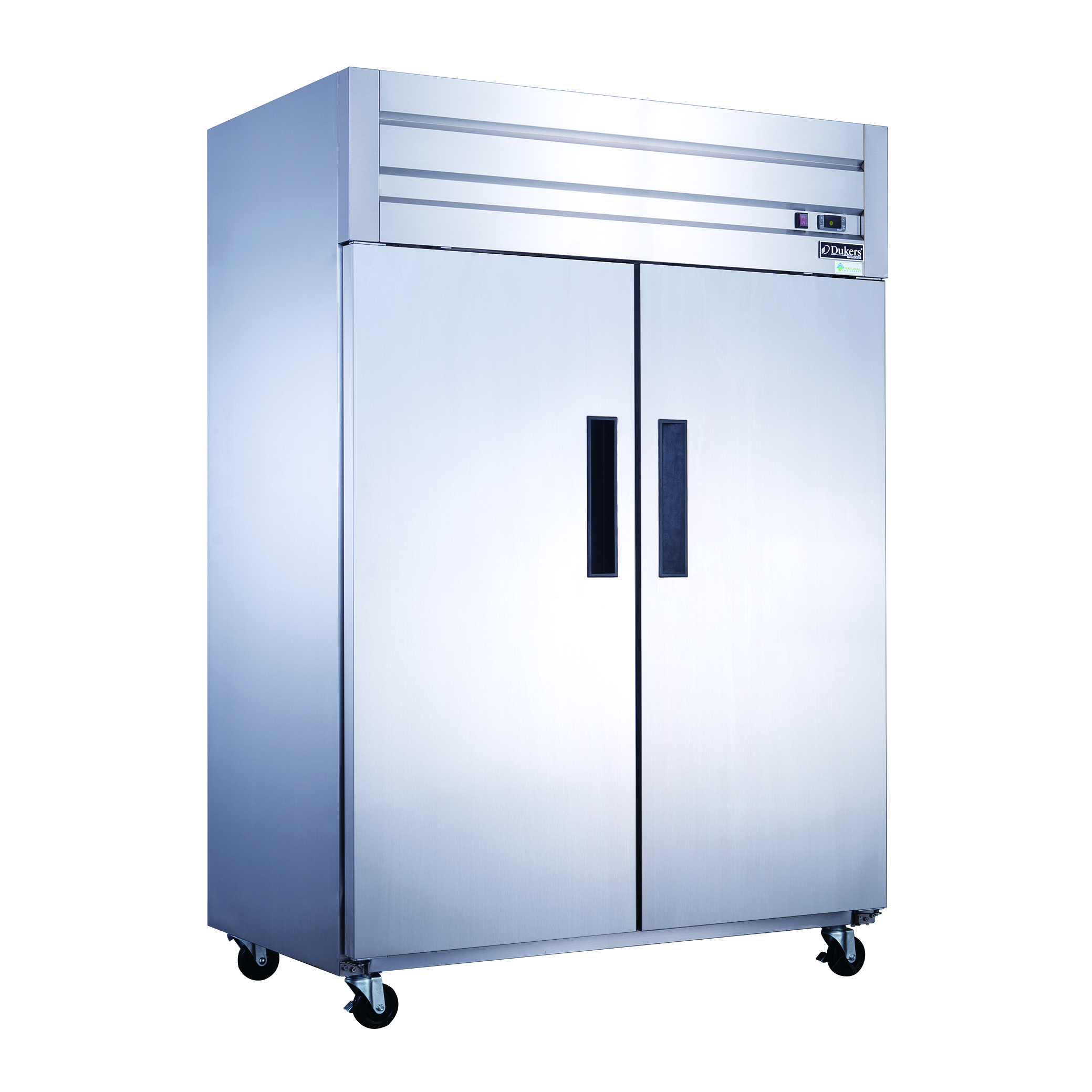 Double Door Reach In Refrigerator, Top Mount Compressor