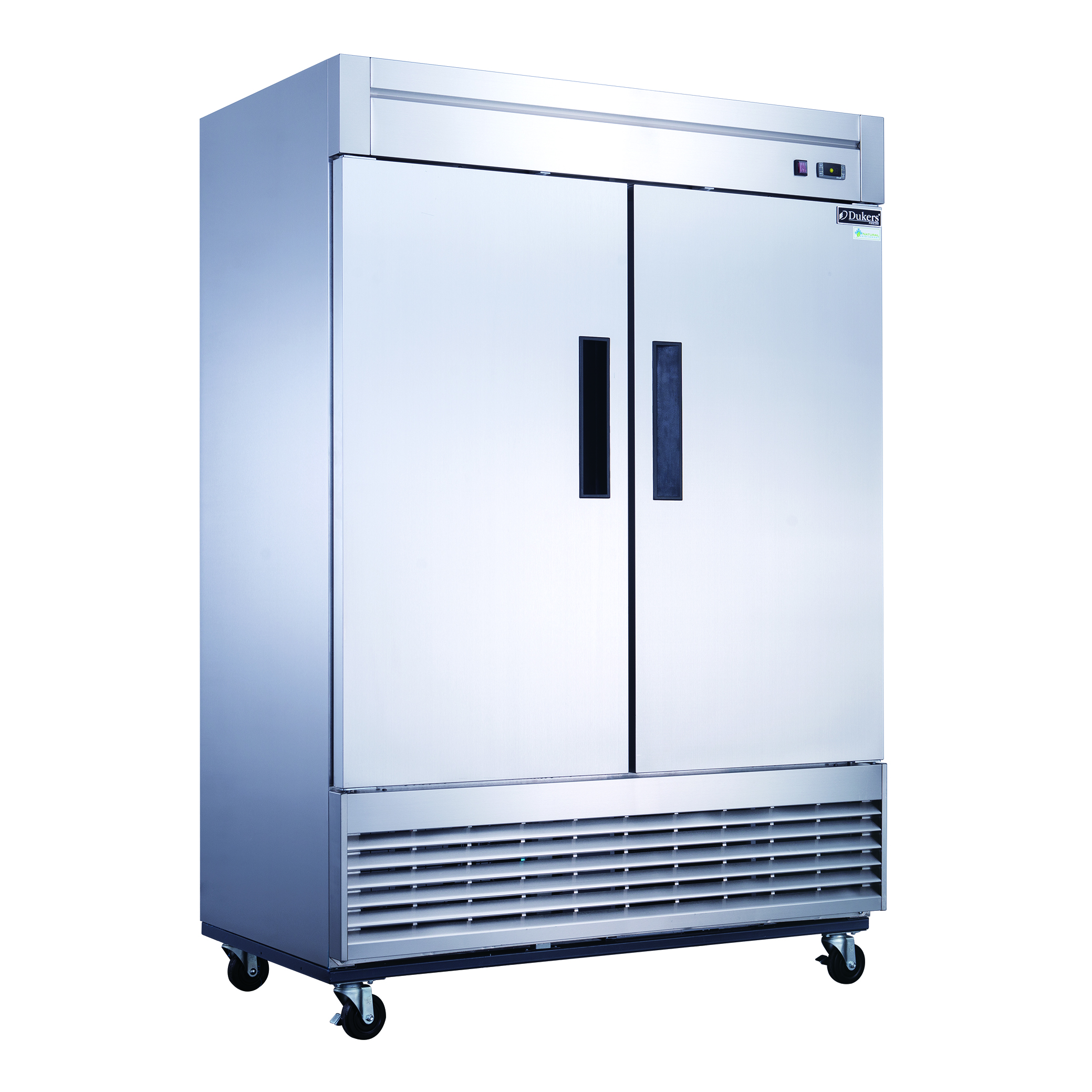 Double Door Reach In Freezer, Bottom Mount Compressor