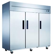 Three Door Reach In Refrigerator, Top Mount Compressor