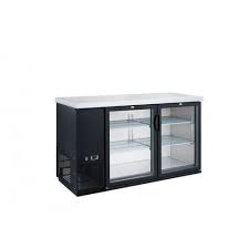 Double Hinged Door Back Bar Cooler
