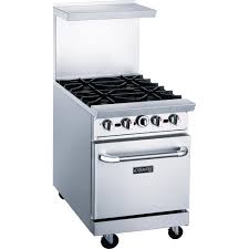 4 Burner Gas Oven Range