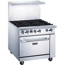 6 Burner Gas Oven Range